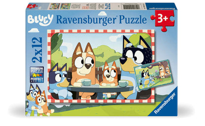 Ravensburger - Bluey Family Time Puzzle 2x12 Pieces
