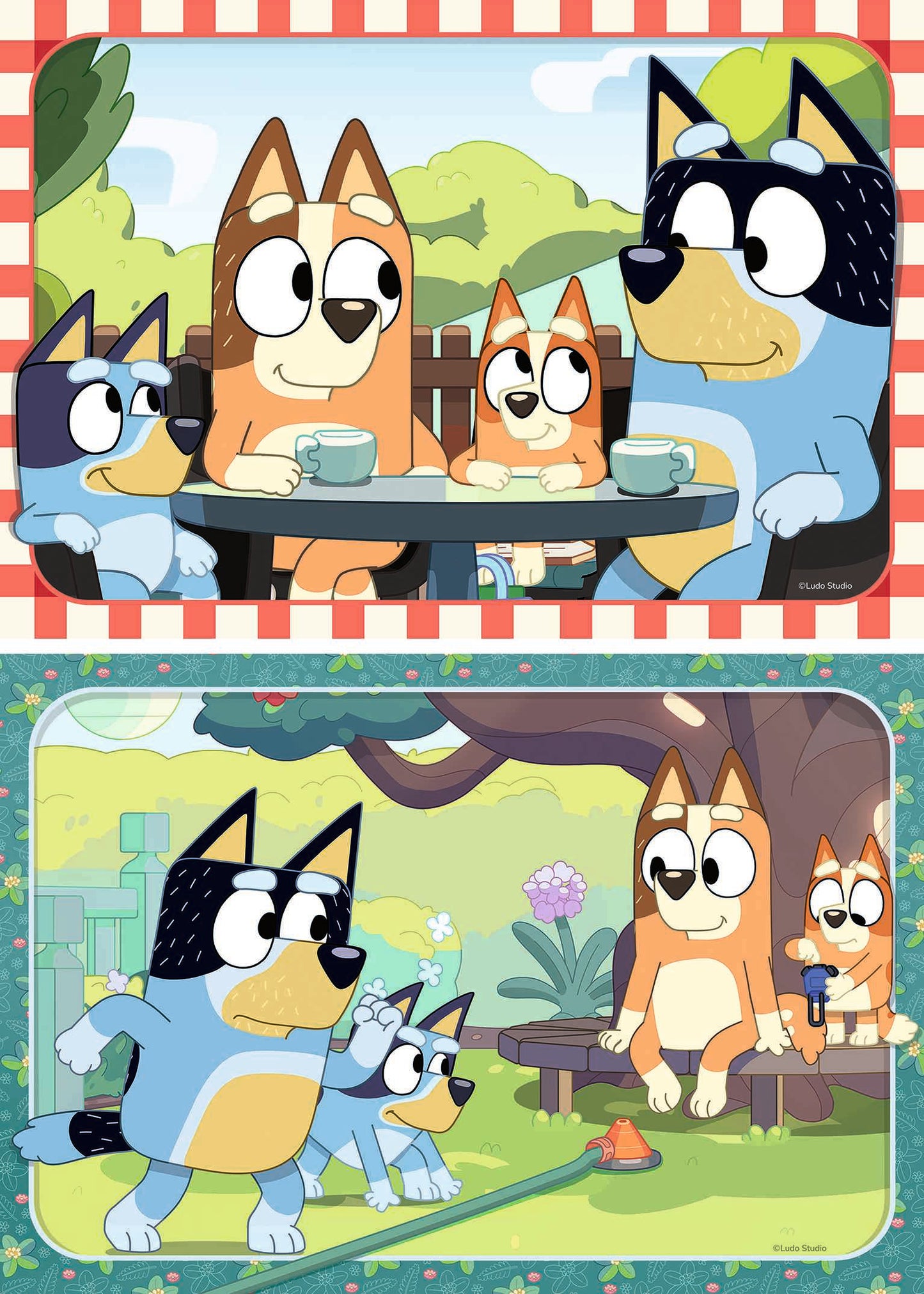 Ravensburger - Bluey Family Time Puzzle 2x12 Pieces