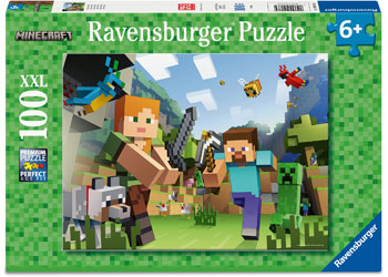 Ravensburger - World of Minecraft - 100pc XXL