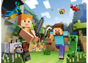Ravensburger - World of Minecraft - 100pc XXL