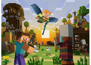 Ravensburger - Minecraft Construction & Adventure 150pc XXL