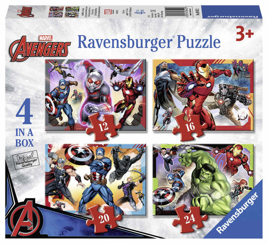 Ravensburger - Disney Marvel Avengers Earth's Mightiest heroes 12/16/20/24 Pieces