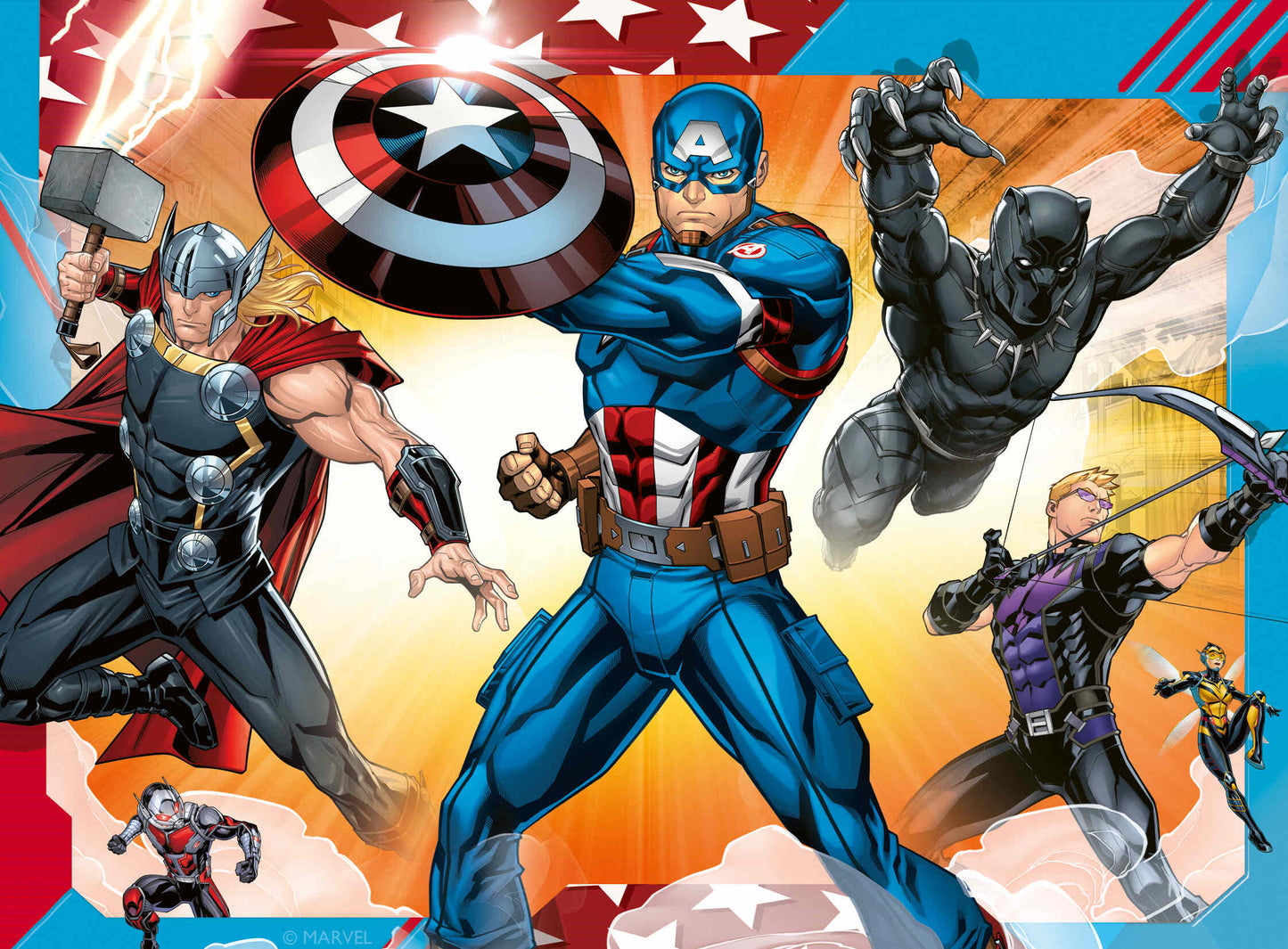 Ravensburger - Disney Marvel Avengers Earth's Mightiest heroes 12/16/20/24 Pieces