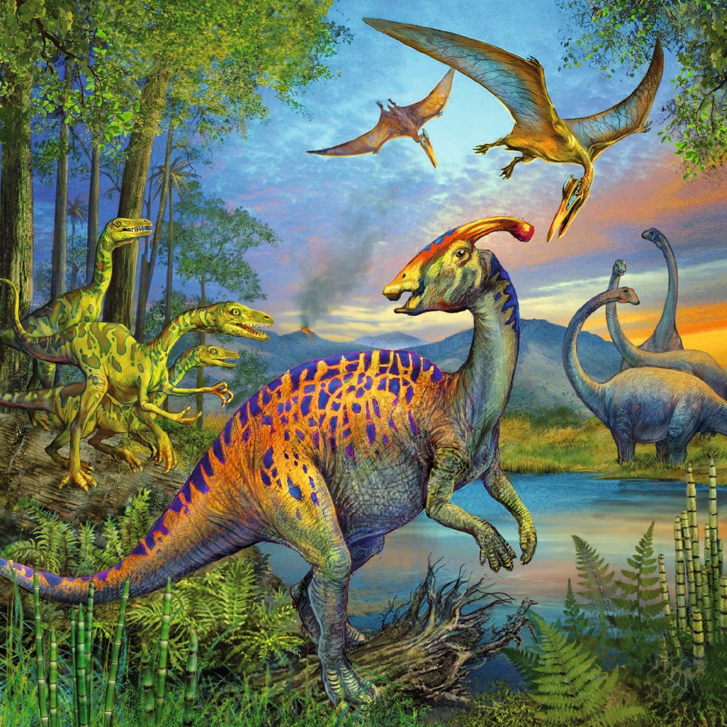 Ravensburger - Dinosaur Fascination Puzzle 3x49 Pieces