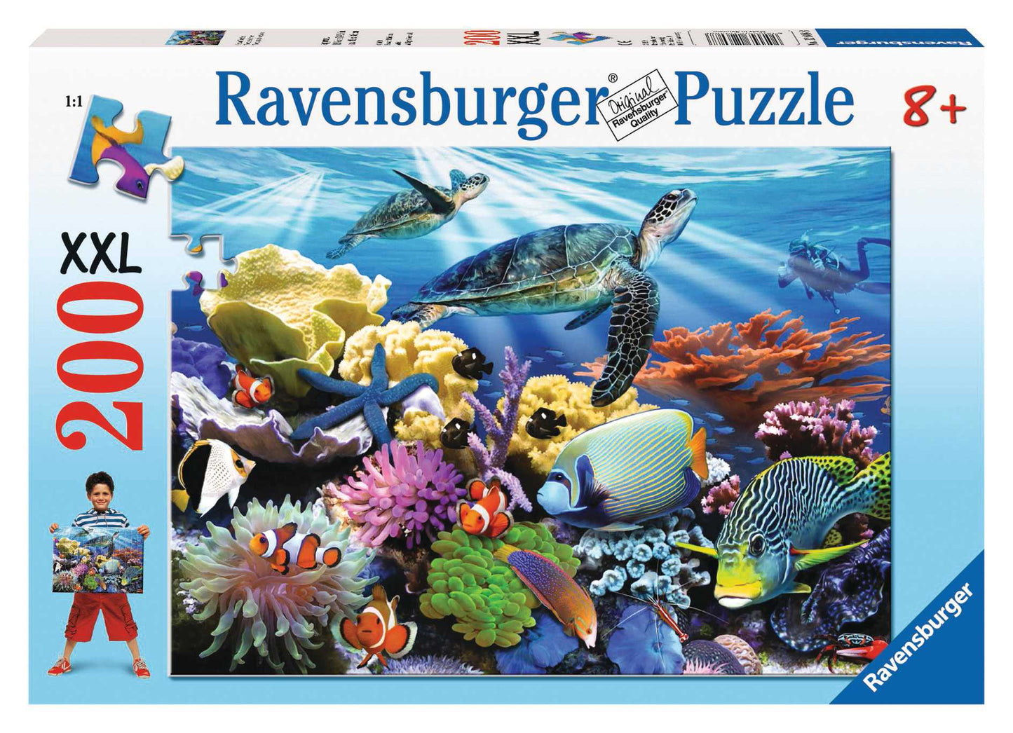 Ravensburger - Ocean Turtles Puzzle  RB12608-8