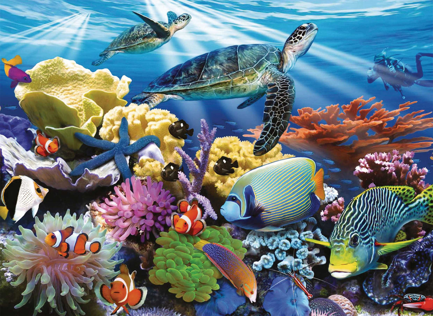 Ravensburger - Ocean Turtles Puzzle  RB12608-8