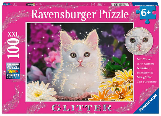 Ravensburger - Glitter Cat 100pc XXL  RB 13 358 1