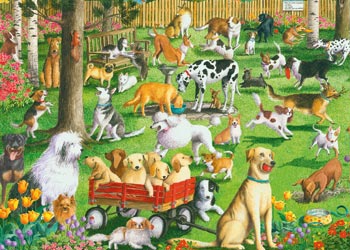 Ravensburger - At the Dog Park Puzzle 500 Pieces
