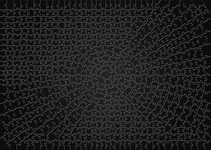 Ravensburger - Krypt Black Spiral Puzzle 736 Pieces