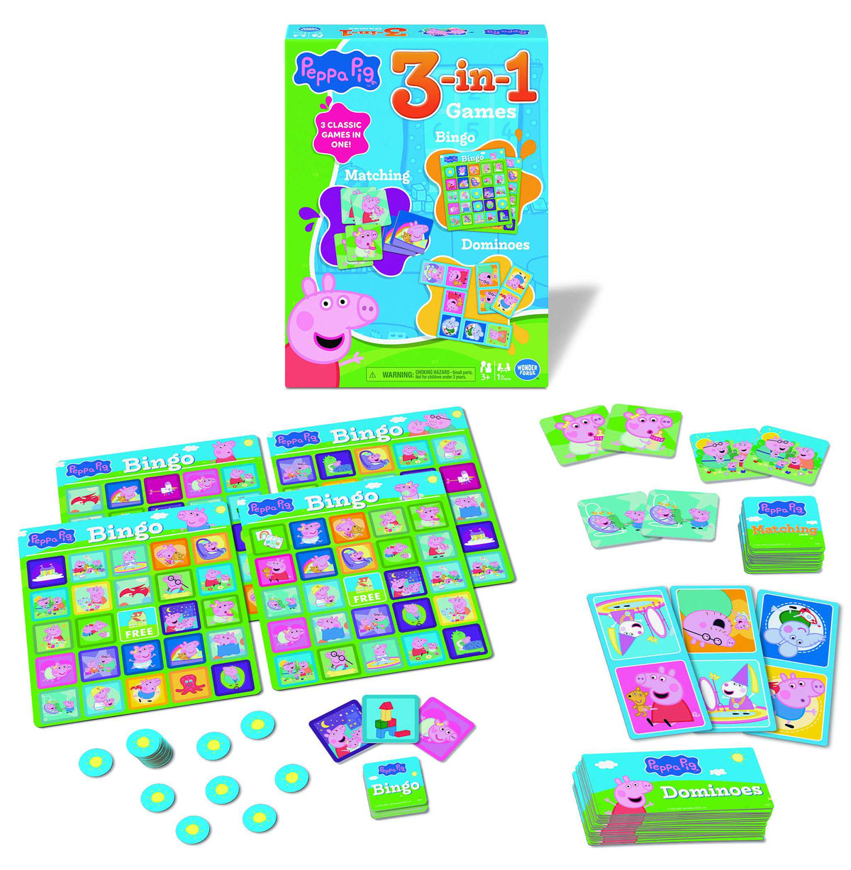 Ravensburger - Peppa Pig 3-in-1 Game