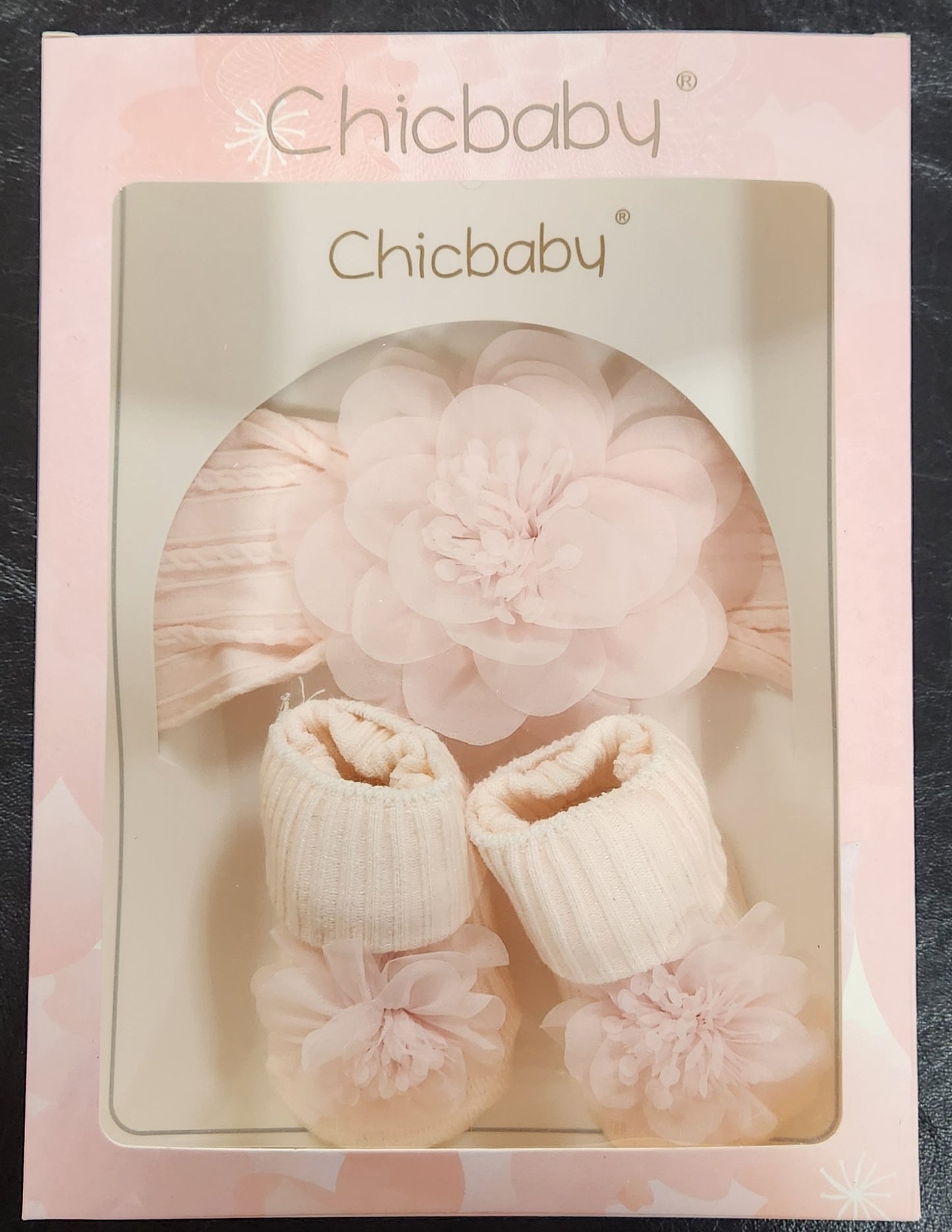 Beautiful Blossom :Baby Socks and Headband Set