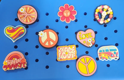 Cartoon PVC Rubber Shoe Charms Sets