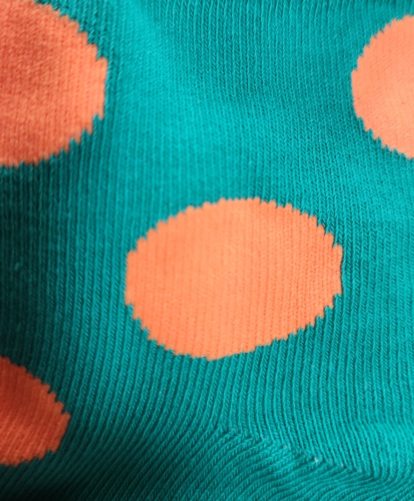 Neon Spot Cotton Ankle Socks