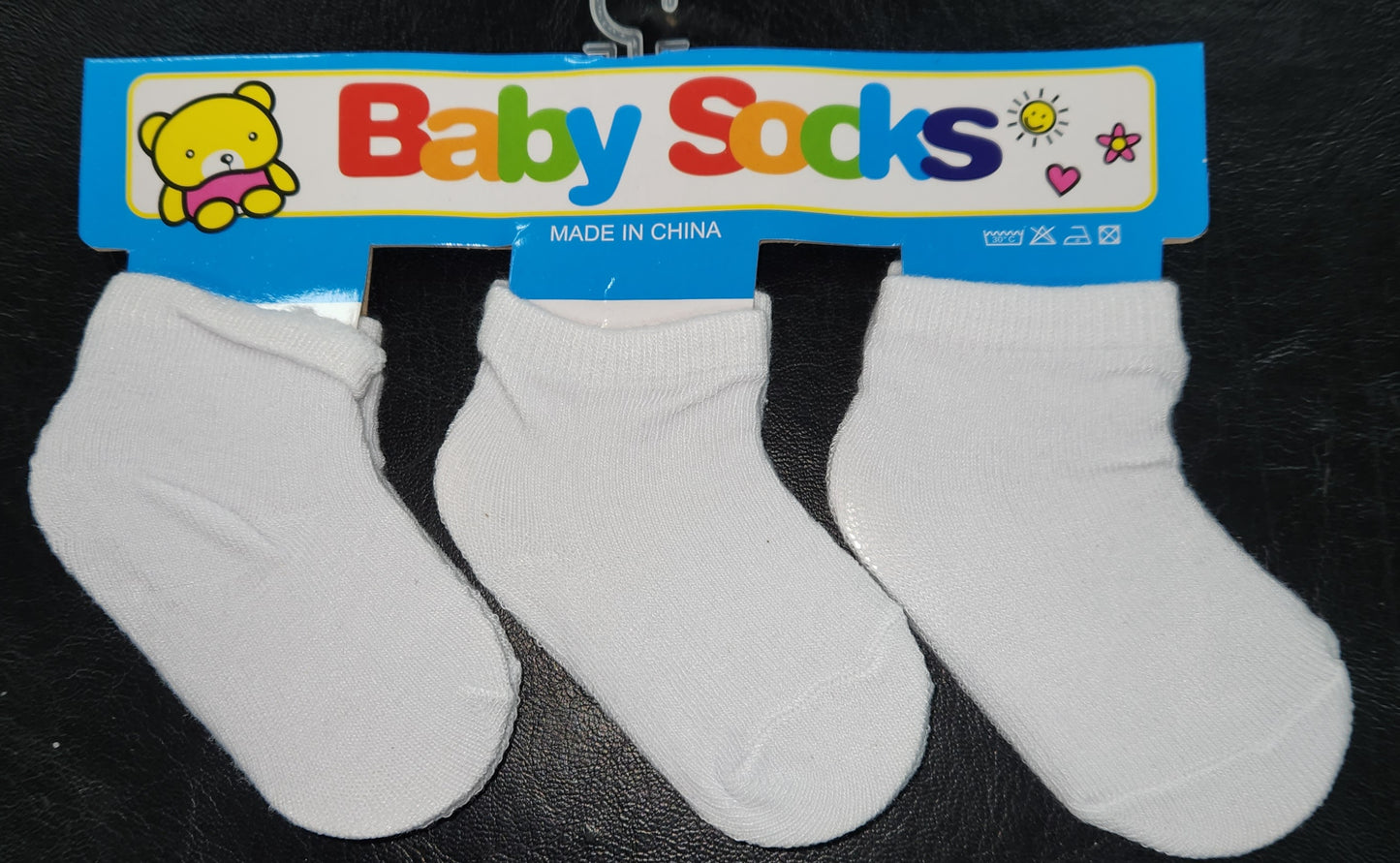 Baby 3 pack Breathable and Sweat Absorbing Socks