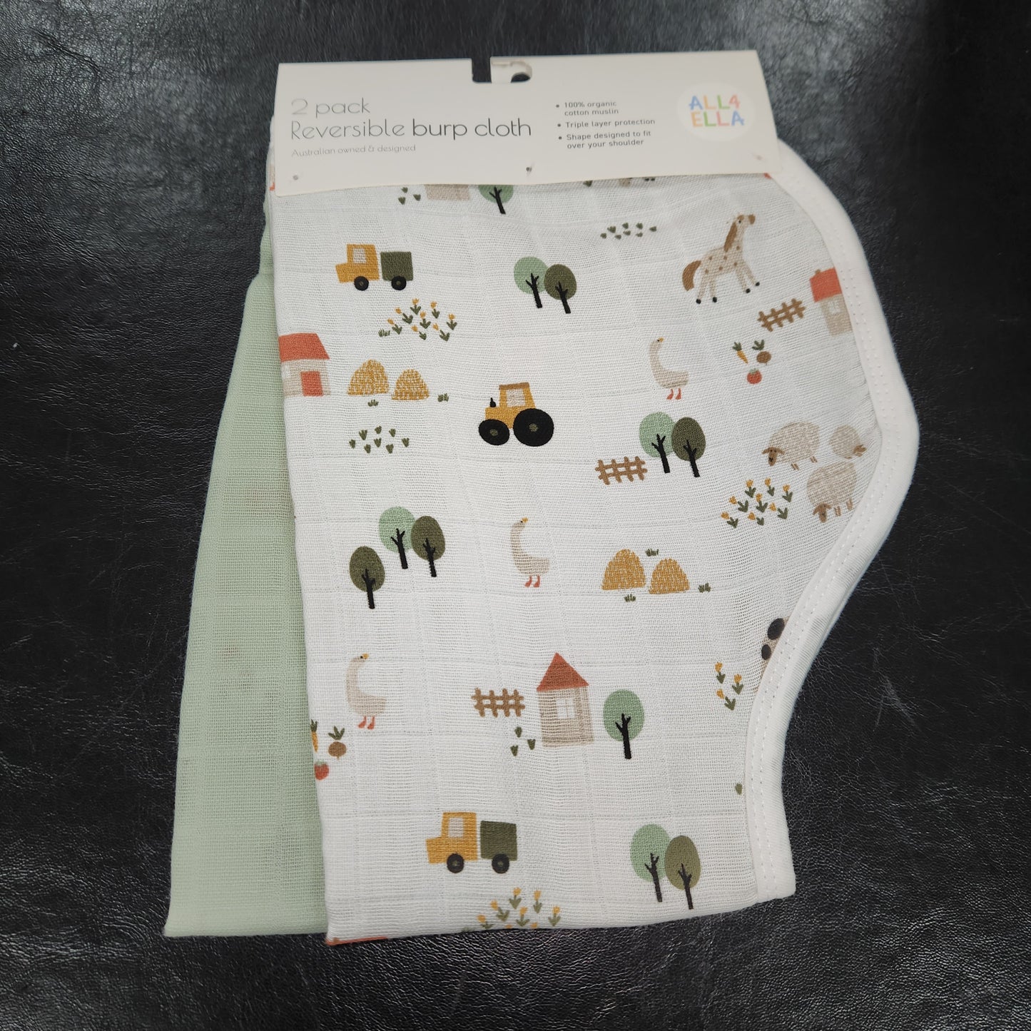 All4Ella - Burp Cloth- Assorted