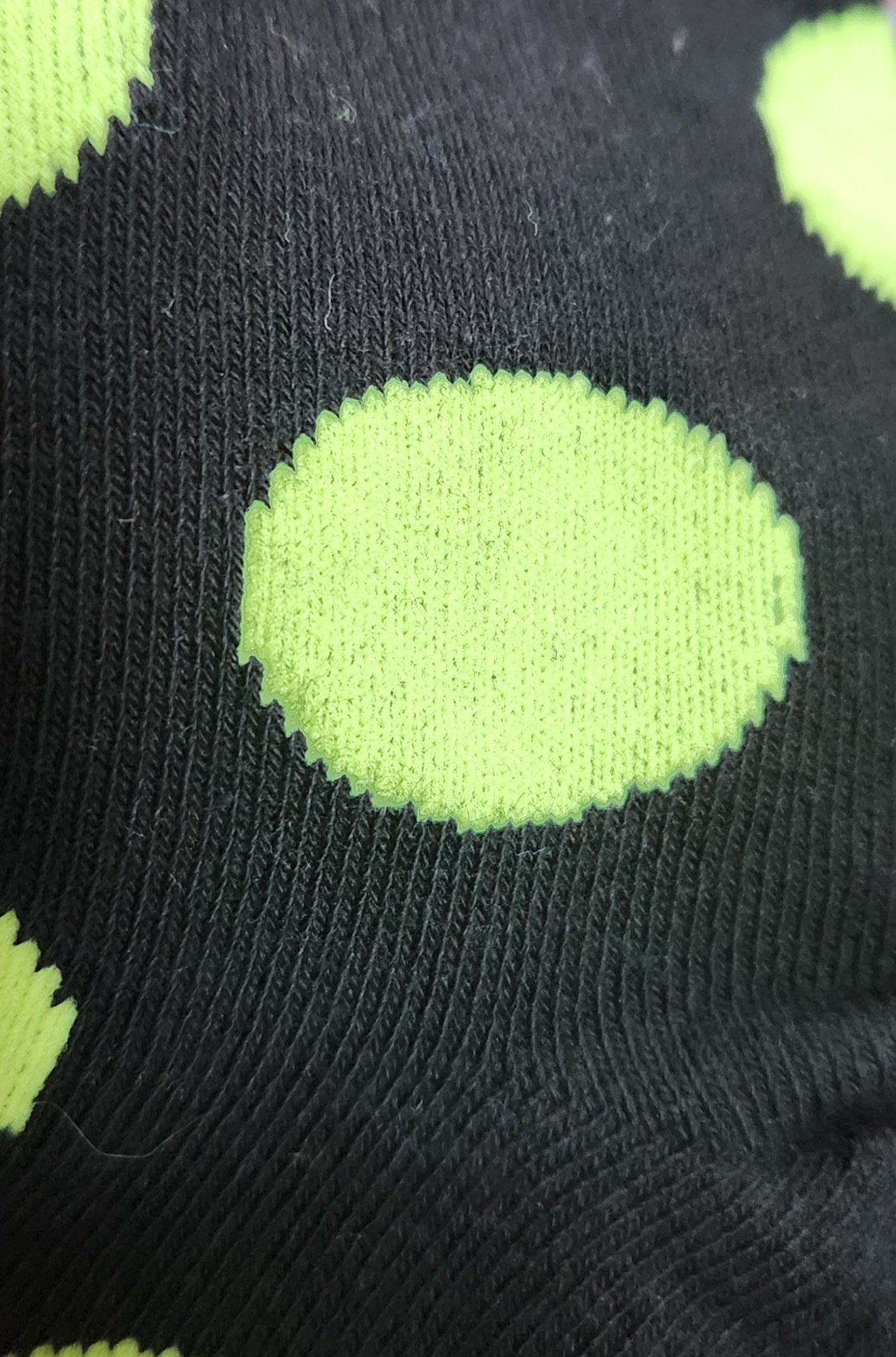 Neon Spot Cotton Ankle Socks