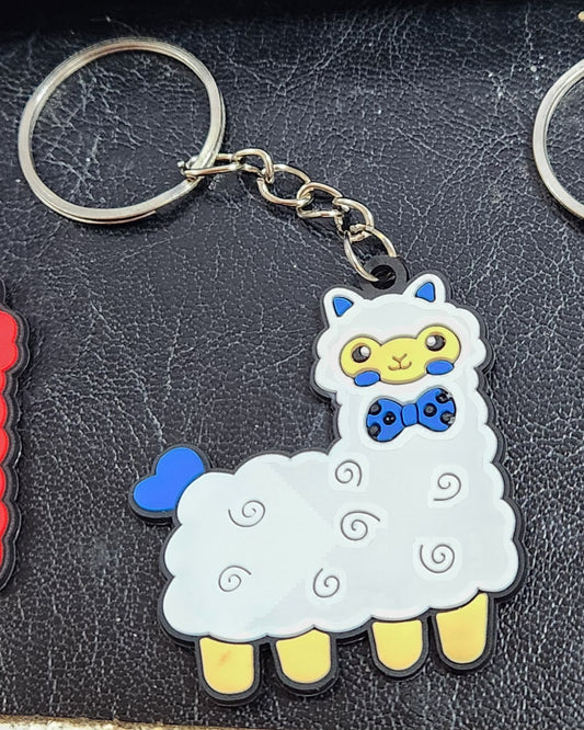 Llama Keyring bag tag
