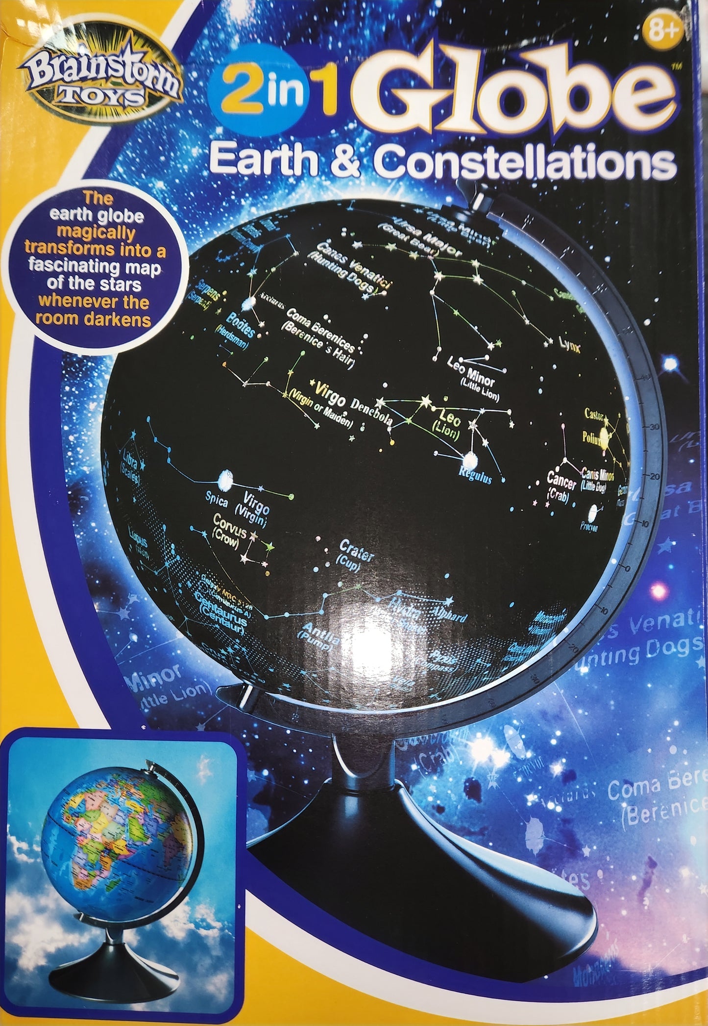 Brainstorm Toys-2 in 1 Globe: Earth and Constellations