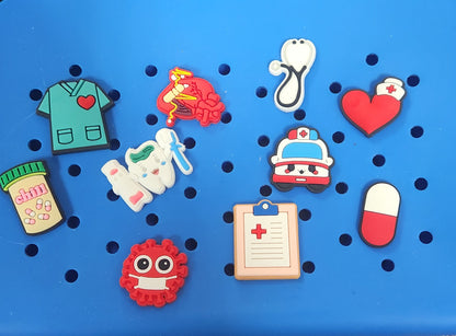 Cartoon PVC Rubber Shoe Charms Sets