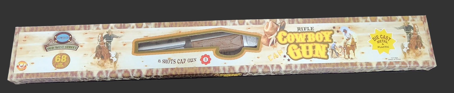 Metal Cap Cowboy Rifle - 8 shot