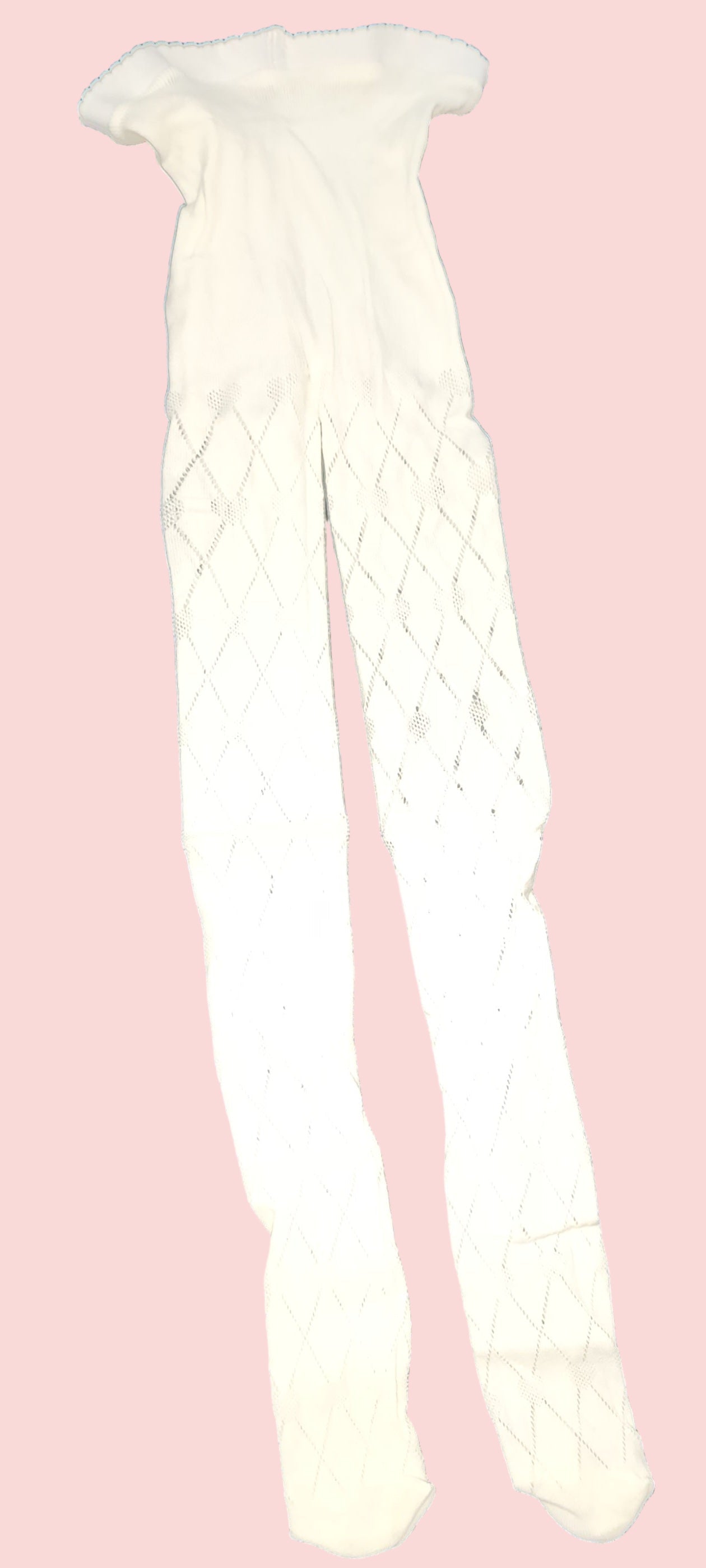 Cotton Summer Weight Lace Panty Hose