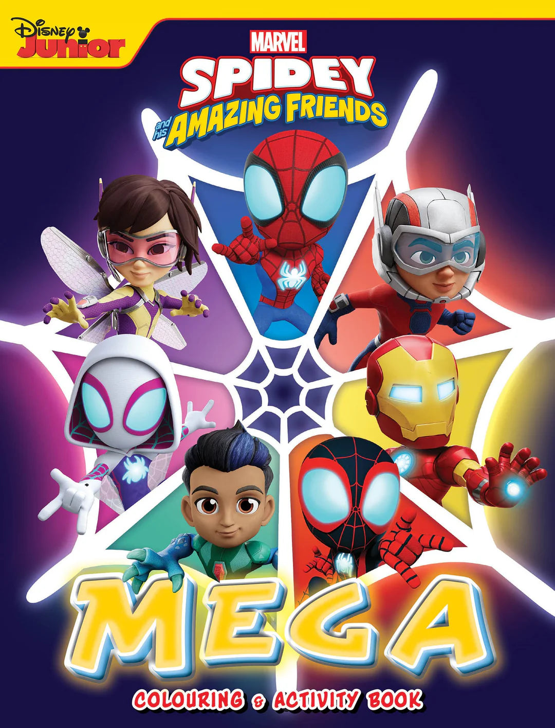 MARVEL Spidey and his Amazing Friends MEGA coulouring & Activity Book