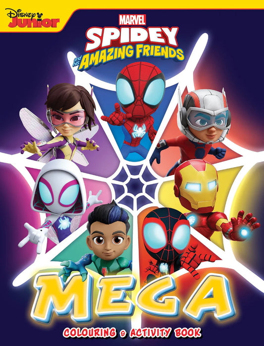 MARVEL Spidey and his Amazing Friends MEGA coulouring & Activity Book