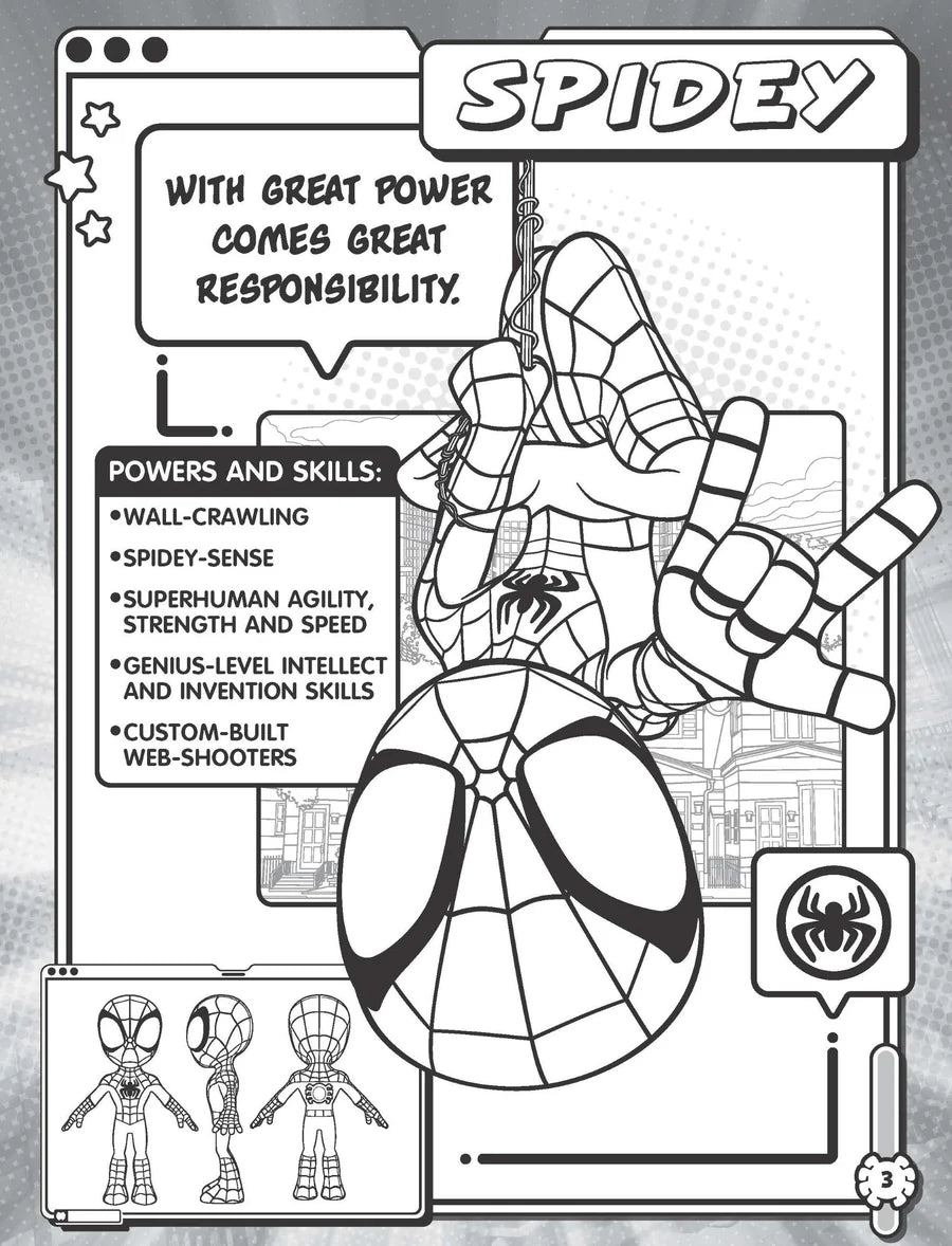 MARVEL Spidey and his Amazing Friends MEGA coulouring & Activity Book