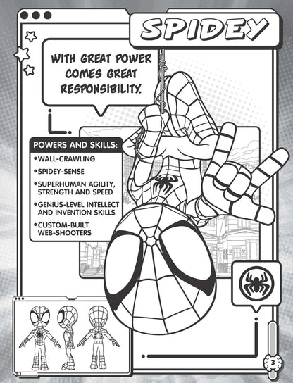 MARVEL Spidey and his Amazing Friends MEGA coulouring & Activity Book
