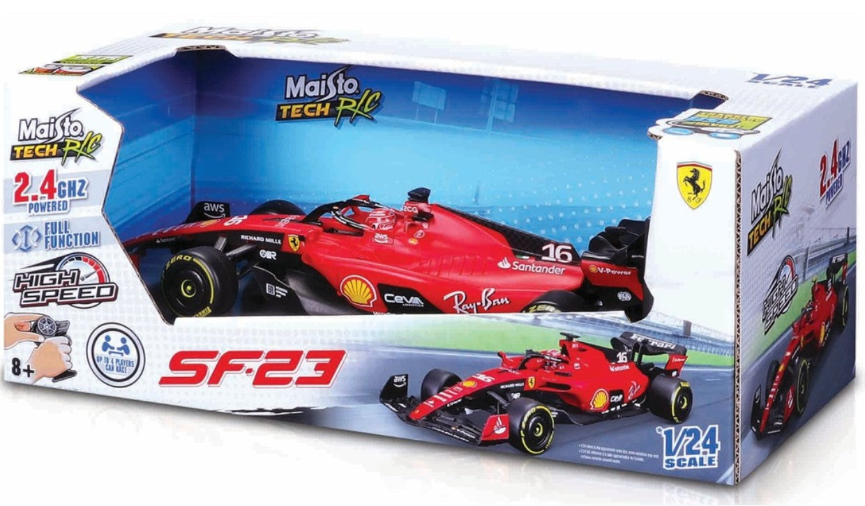 Maisto TECH- Formula Racing R/C 1:24 2023 F-1 Ferrari SF-23  2.4 GHZ