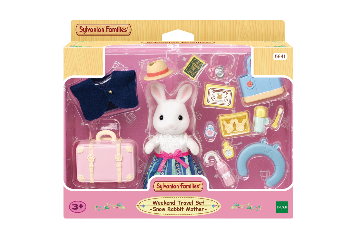 Sylvanian Families - Weekend Travel Set - Snow Rabbit Mother