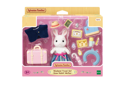 Sylvanian Families - Weekend Travel Set - Snow Rabbit Mother
