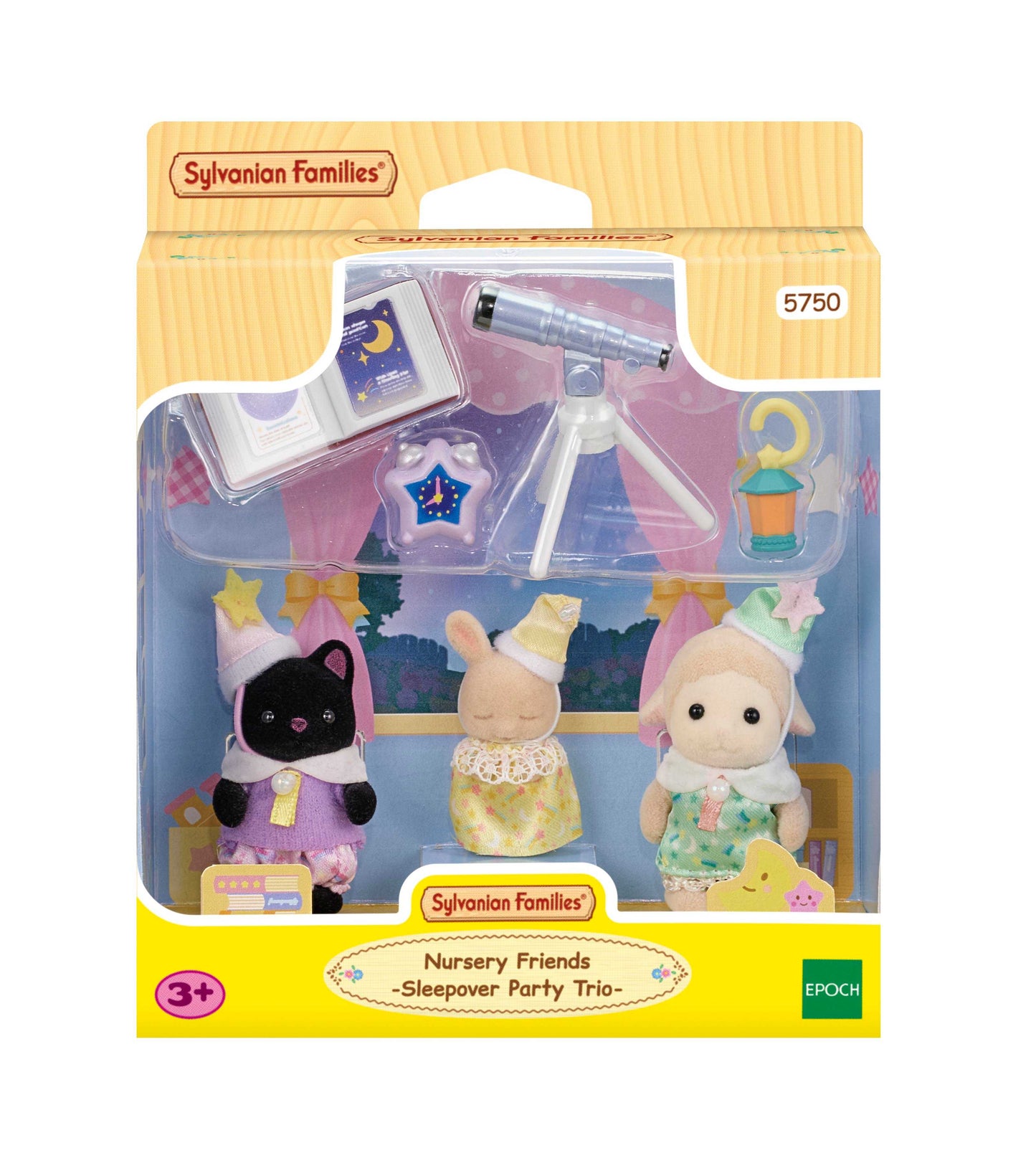 Sylvanian Families - Nursery Friends - Sleepover Party Trio