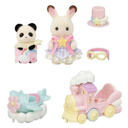 Sylvanian Families - Amusement Park Ride Set -Plane & Train