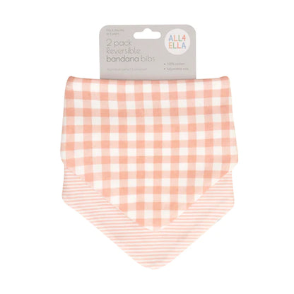 All4Ella - Bandana Bib - 2pk - Assorted