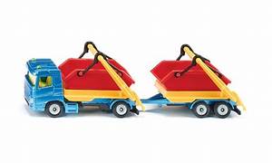 Siku - Truck with Skip and Trailer 1695