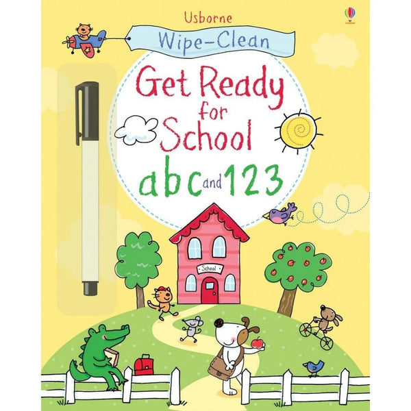 Wipe-Clean Get Ready For School  ABC And 123