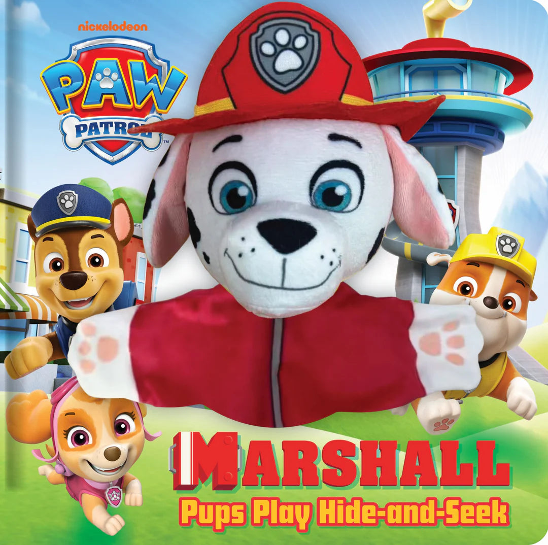 PAW Patrol - Hand Puppet Book - Marshall - Pups Play Hide-and-Seek