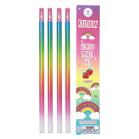 Pink Poppy - Rainbow Pencils with Eraser