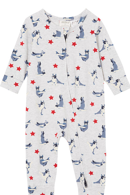 Milky - Winter Zip Romper
