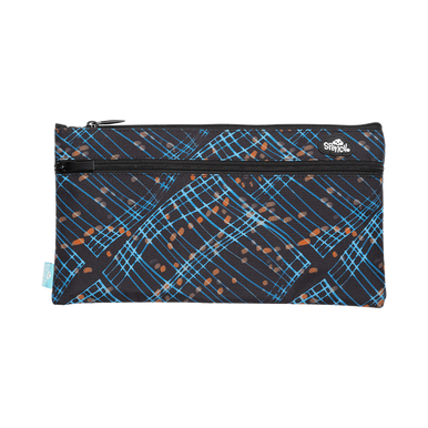Spencil - Twin Zip  Rectangle Pencil Case - Assorted