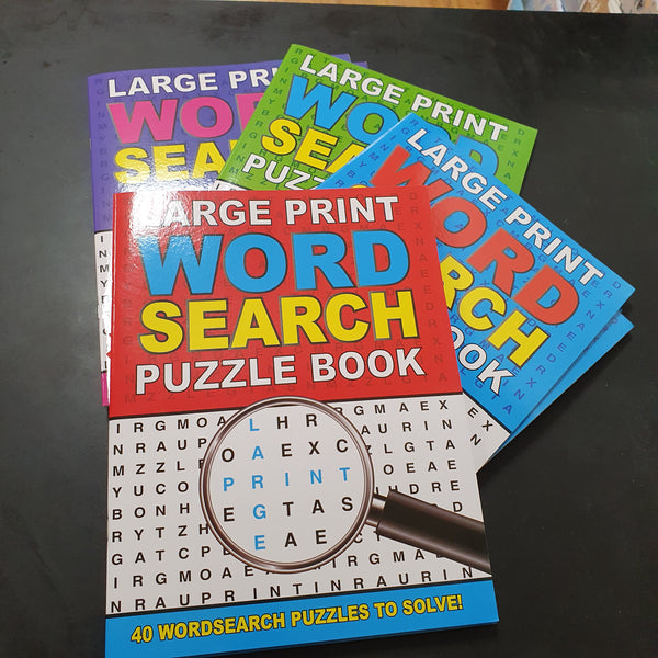 Word Search Puzzle Book - Large Print