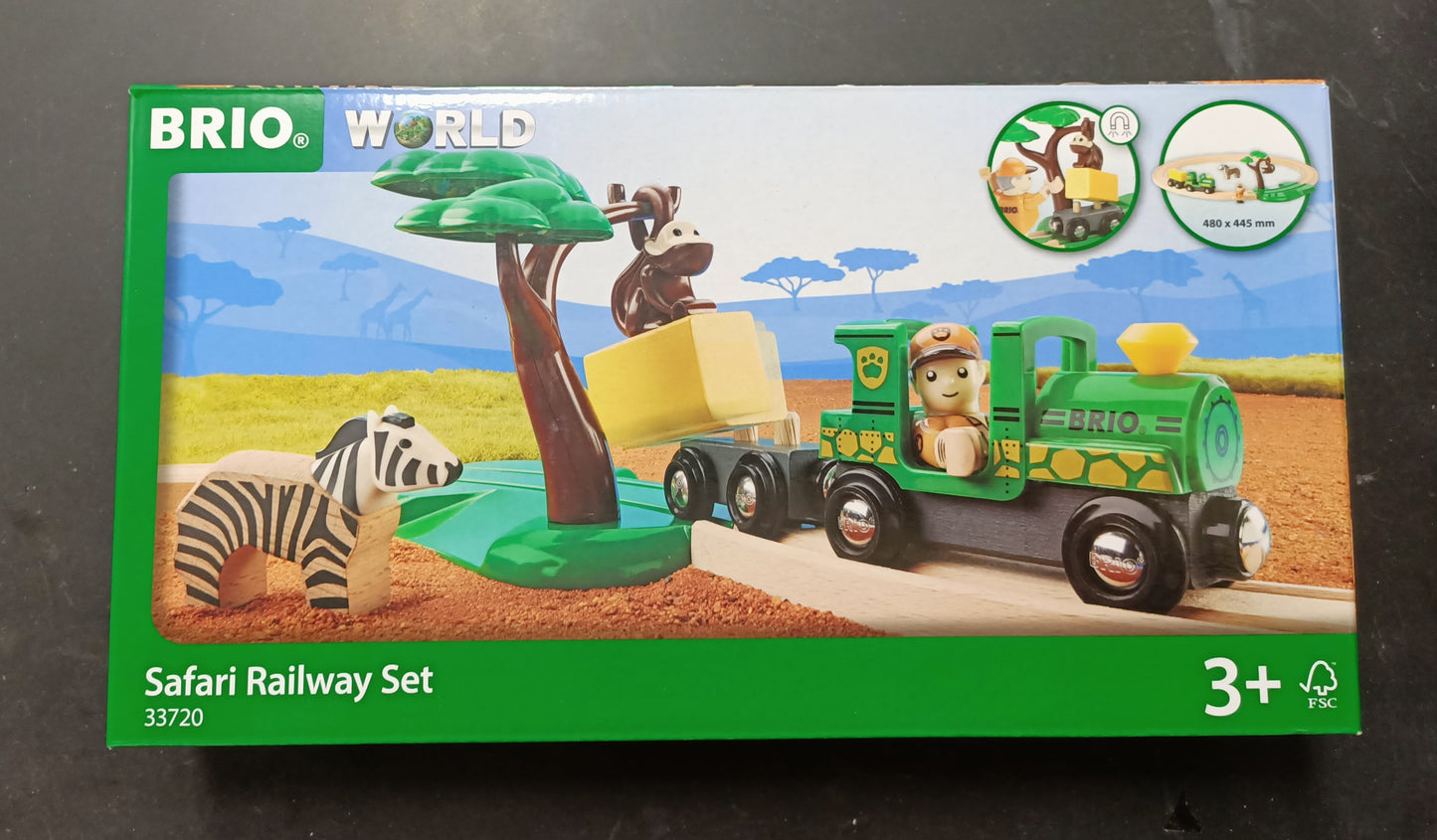 Brio World - Safari Railway  17pcs
