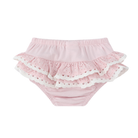 Cracked Soda- Lacey Frilly Bottoms Pink