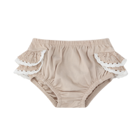 Cracked Soda- Lacey Frilly Bottoms Oatmeal