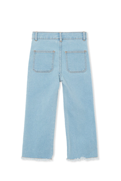 Milky Denim Crop Jean