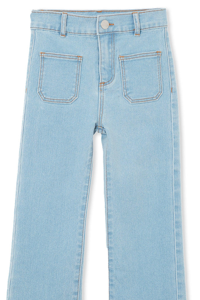 Milky Denim Crop Jean