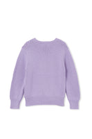 Milky Lilac Detailed Knit Jumper
