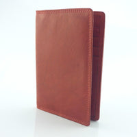 Genuine Full Grain Leather Passport Holder Card Unisex Wallet ID Protector- Assorted