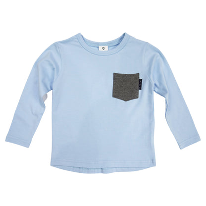 Korango - Cotton Pocket Long Sleeve Tee